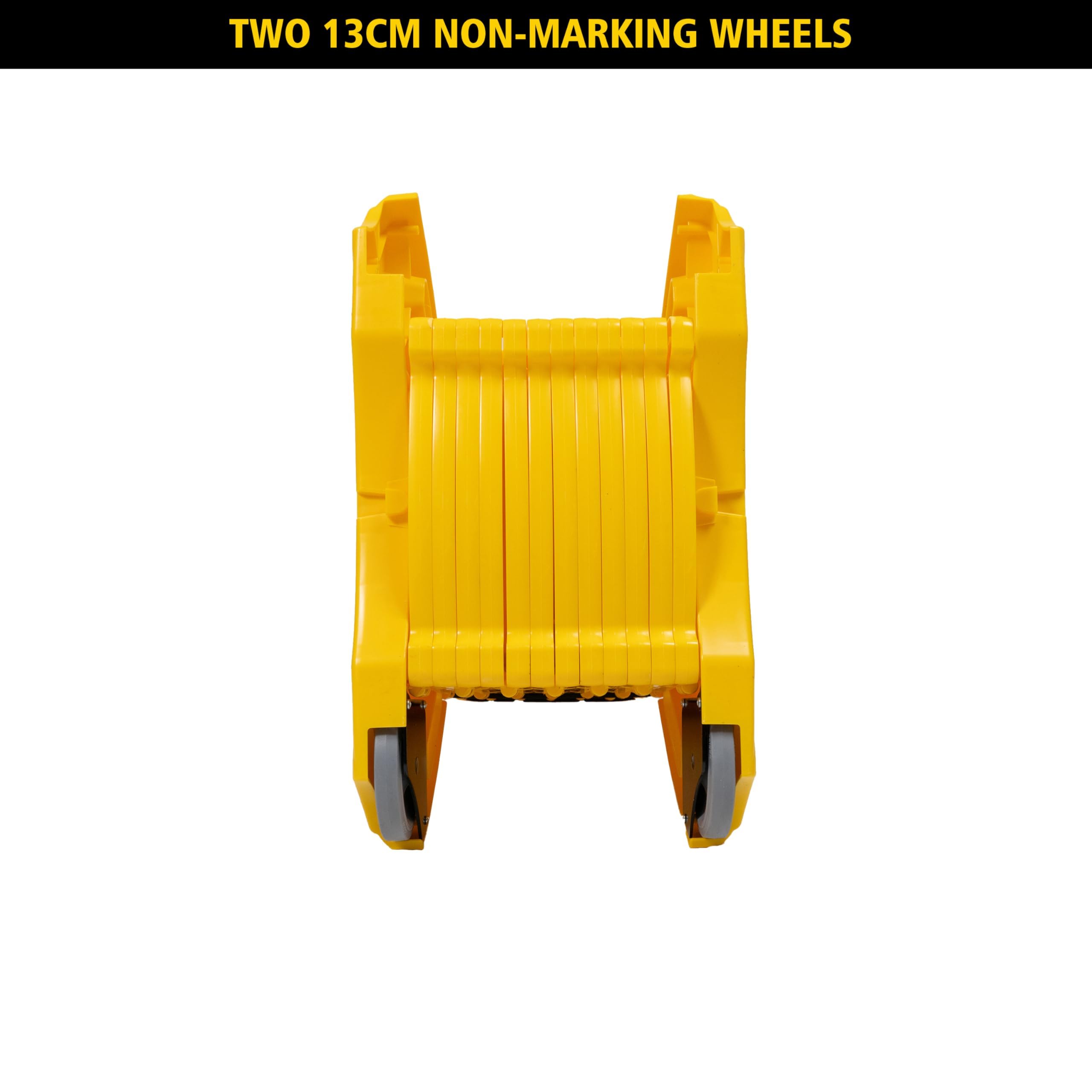 Rubbermaid Commercial Products Mobile Plastic Safety Sign/Barrier 13 Feet Yellow for Spills/Maintenance/Construction - Image 5
